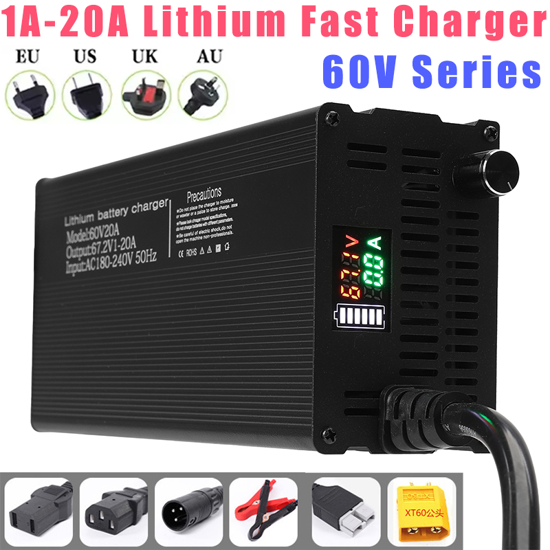 Lithium Battery Chargers Adjus - đánh giá và giá 84V 20A Smart Charger